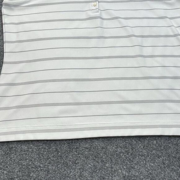 Nike Sleeveless Top Women’s Large Golf White Dri Fit The Players Logo Stripes Lg - Picture 6 of 15